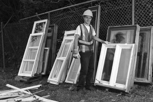 House clearance team working in a Chigwell home