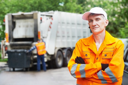 Construction site waste clearance in Chigwell